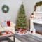 7ft. Pre-Lit Wisconsin Slim Snow Tip Pine Artificial Christmas Tree with Clear LED Lights